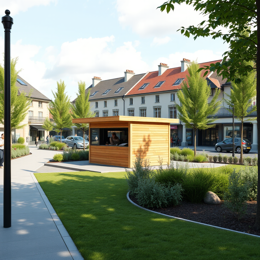 Plans for food kiosk at £3m town centre development site